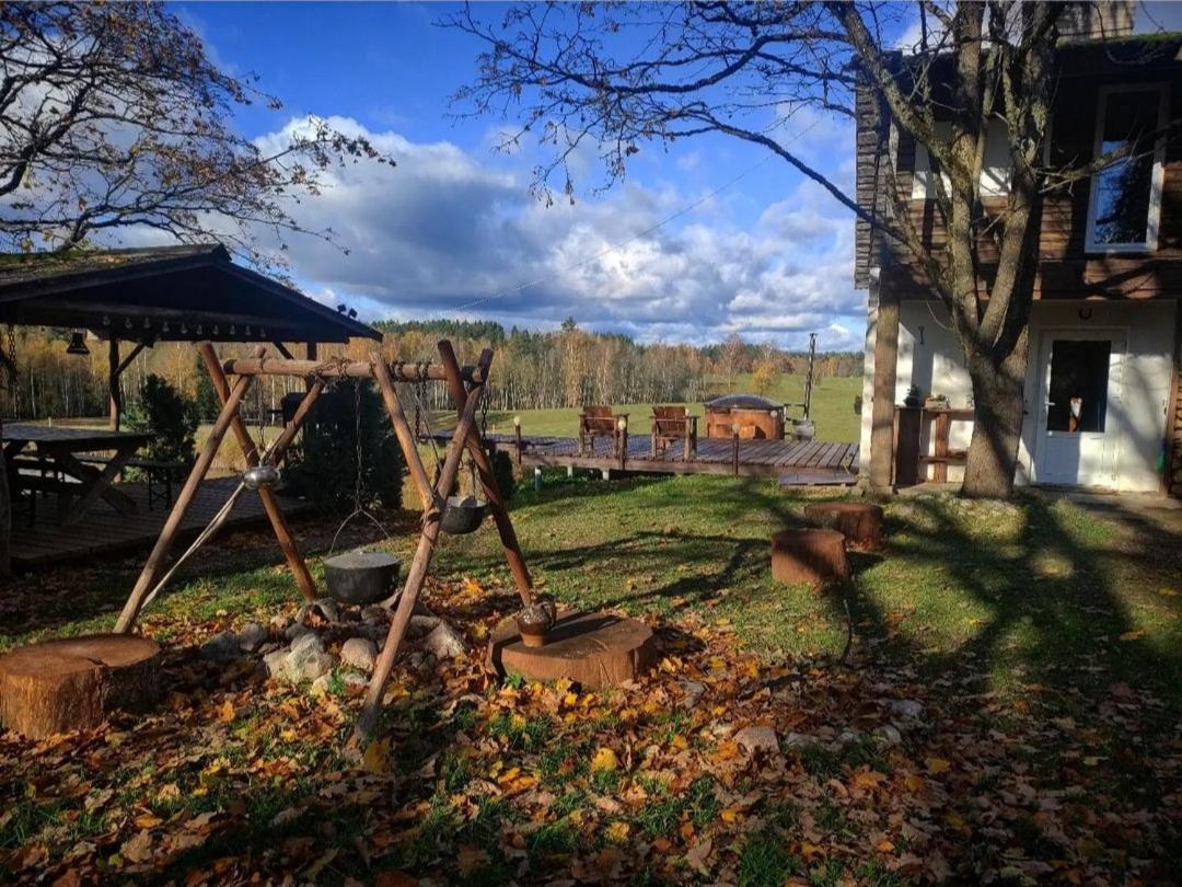 Guesthouse, Sauna & Jacuzzi In Gauja Valley - Kakukalns Straupe 外观 照片