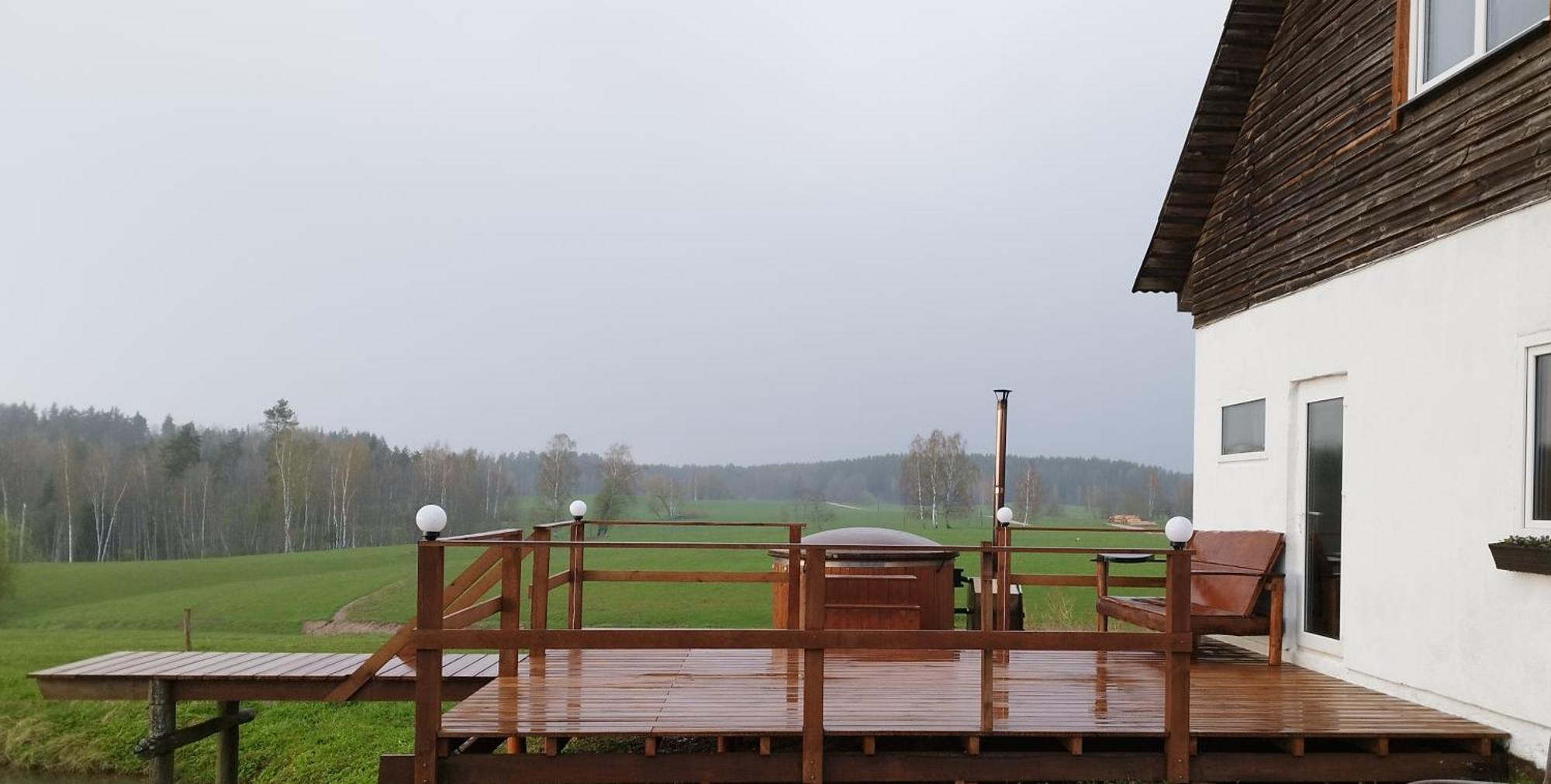 Guesthouse, Sauna & Jacuzzi In Gauja Valley - Kakukalns Straupe 外观 照片