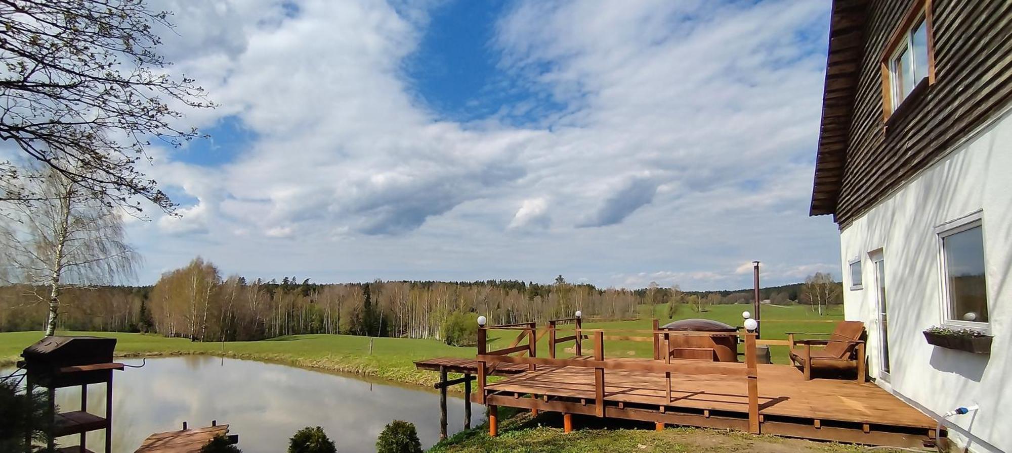 Guesthouse, Sauna & Jacuzzi In Gauja Valley - Kakukalns Straupe 外观 照片