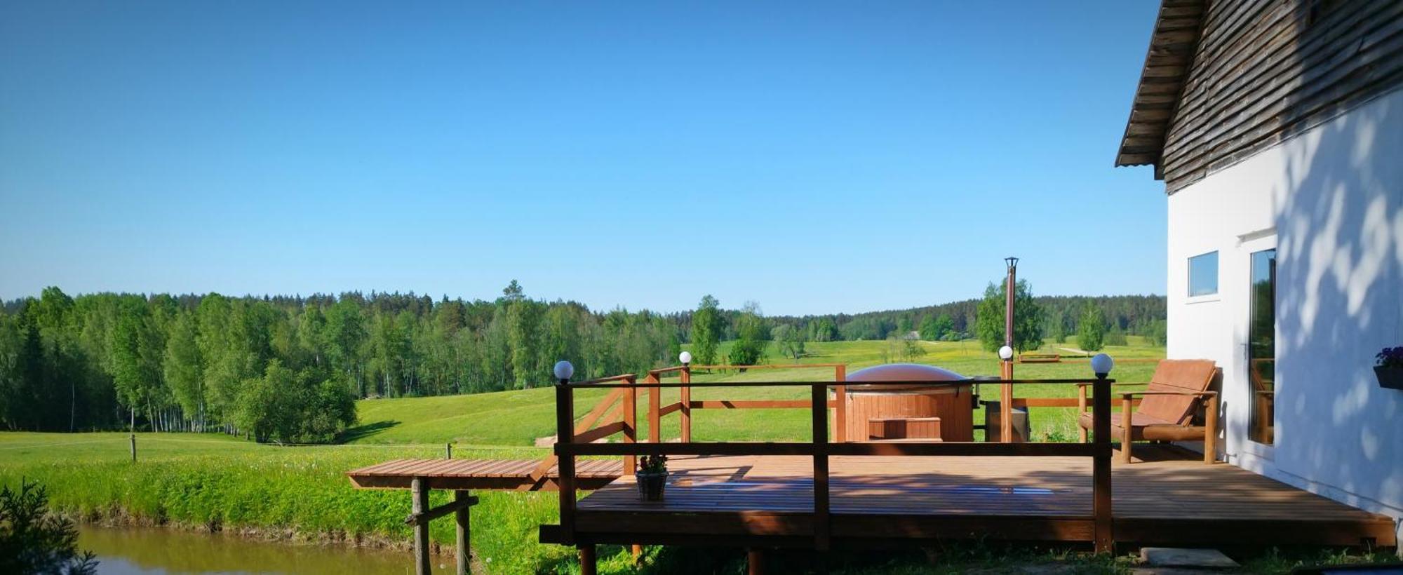 Guesthouse, Sauna & Jacuzzi In Gauja Valley - Kakukalns Straupe 外观 照片