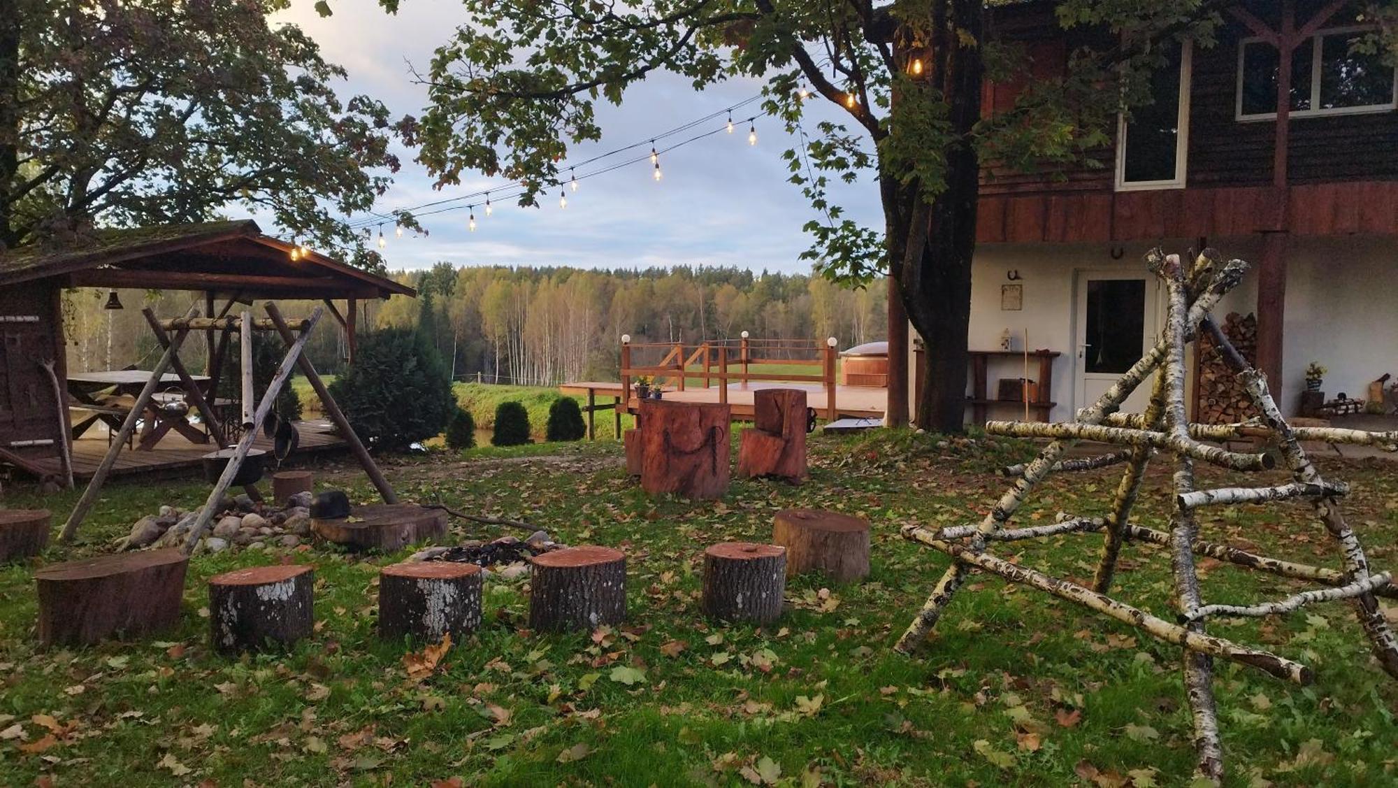 Guesthouse, Sauna & Jacuzzi In Gauja Valley - Kakukalns Straupe 外观 照片