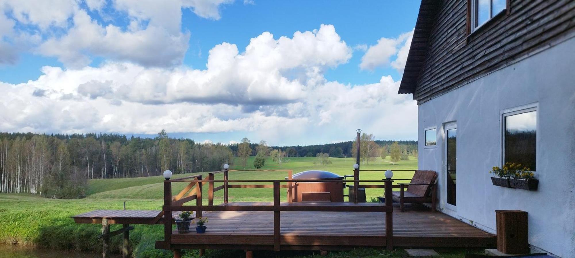 Guesthouse, Sauna & Jacuzzi In Gauja Valley - Kakukalns Straupe 外观 照片