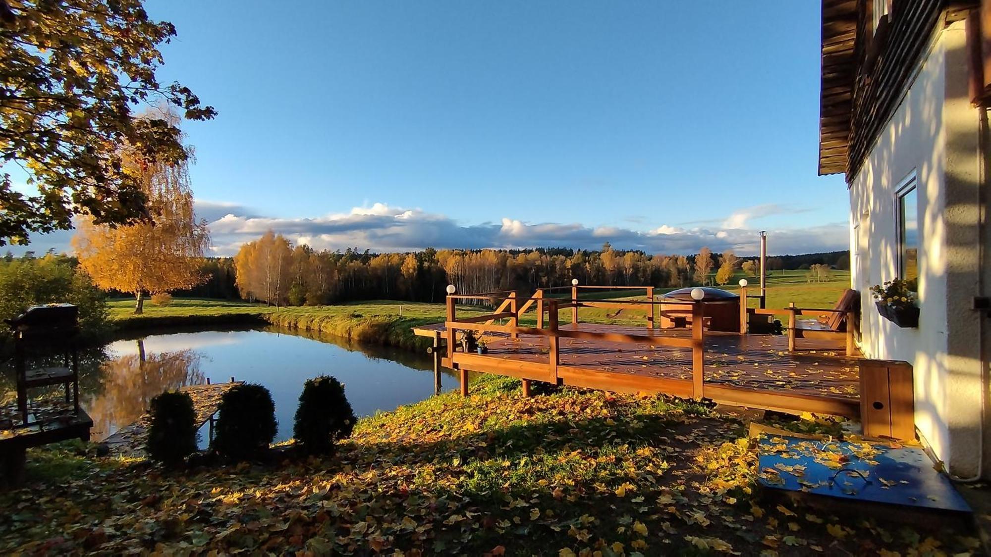 Guesthouse, Sauna & Jacuzzi In Gauja Valley - Kakukalns Straupe 外观 照片